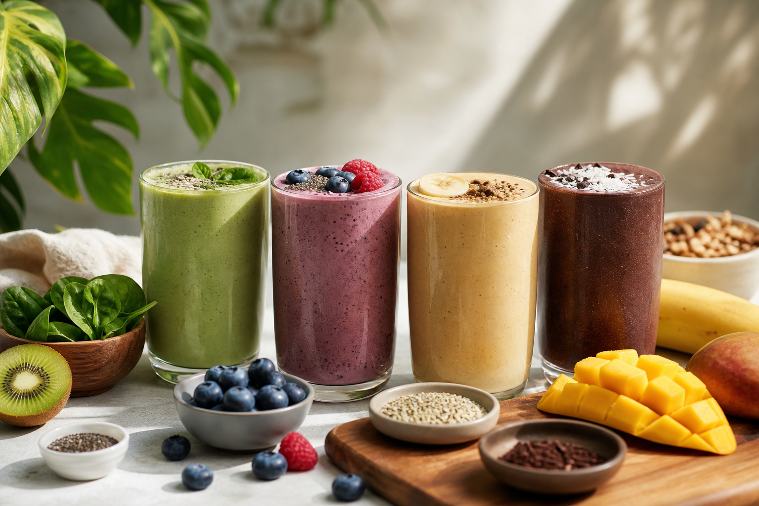 What vegan smoothie recipes are perfect for breakfast in 2026?