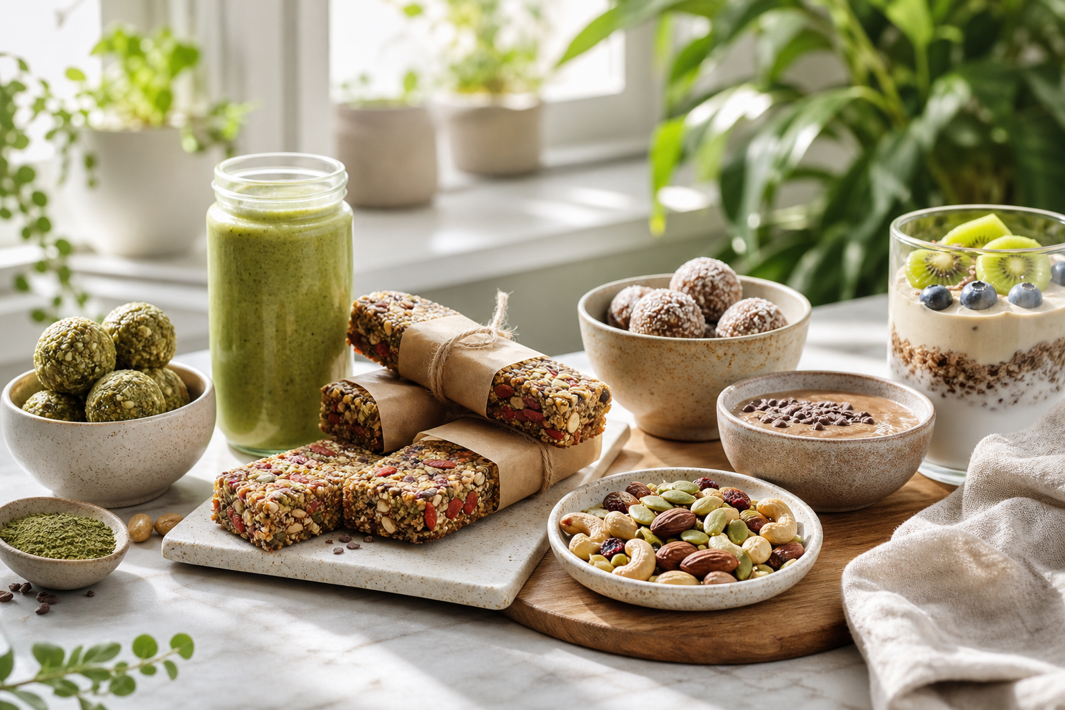 What vegan snacks are ideal for meal replacements in 2025?