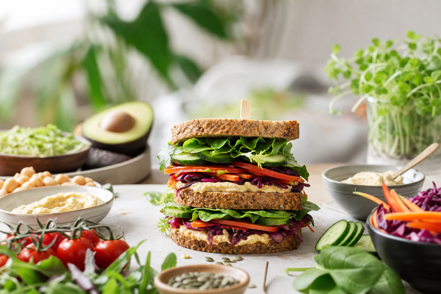 Which ingredients enhance a vegan sandwich in 2026?