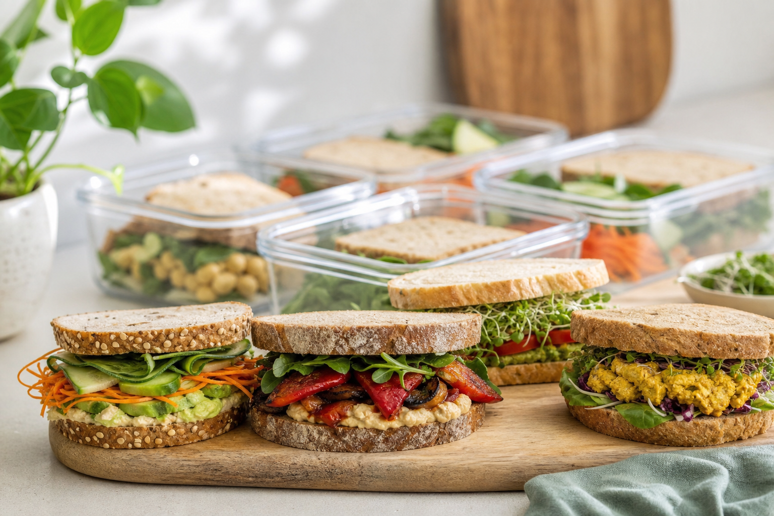 Which vegan sandwich recipes are perfect for meal prep in 2026?